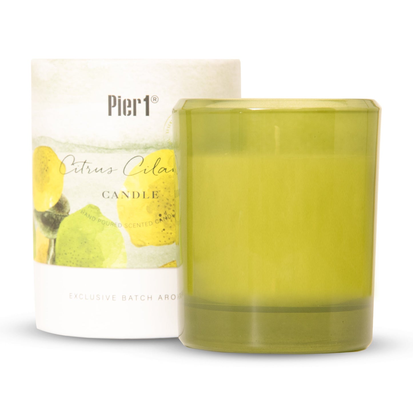 Pier 1 Citrus Cilantro 8oz Boxed Soy Candle